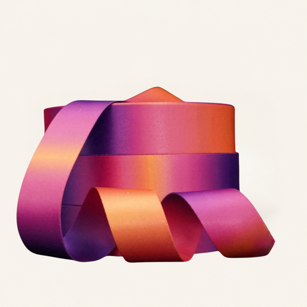 Degradê Lilás com Pink e Laranja 